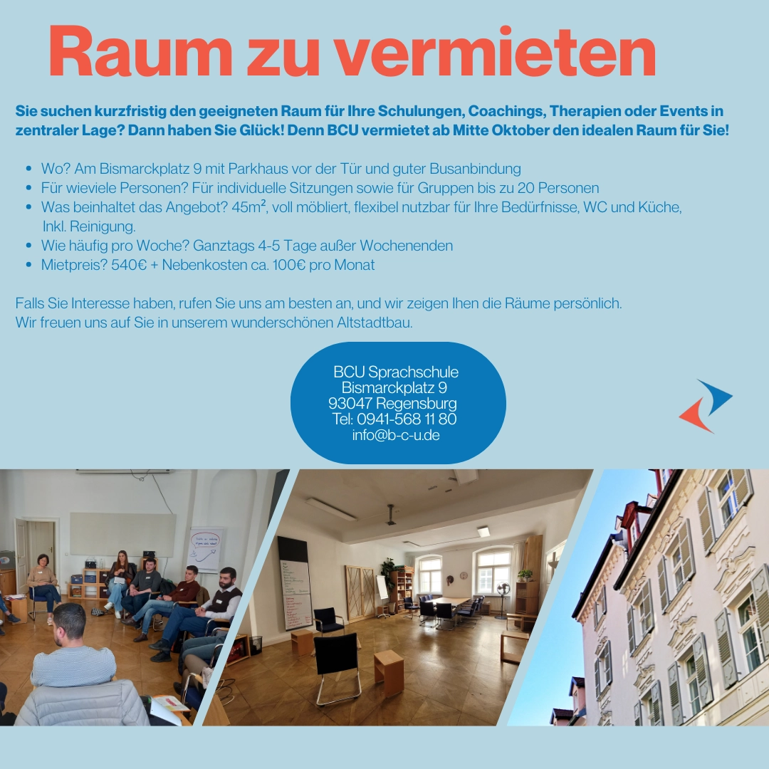 Raum wu vermieten Regensburg